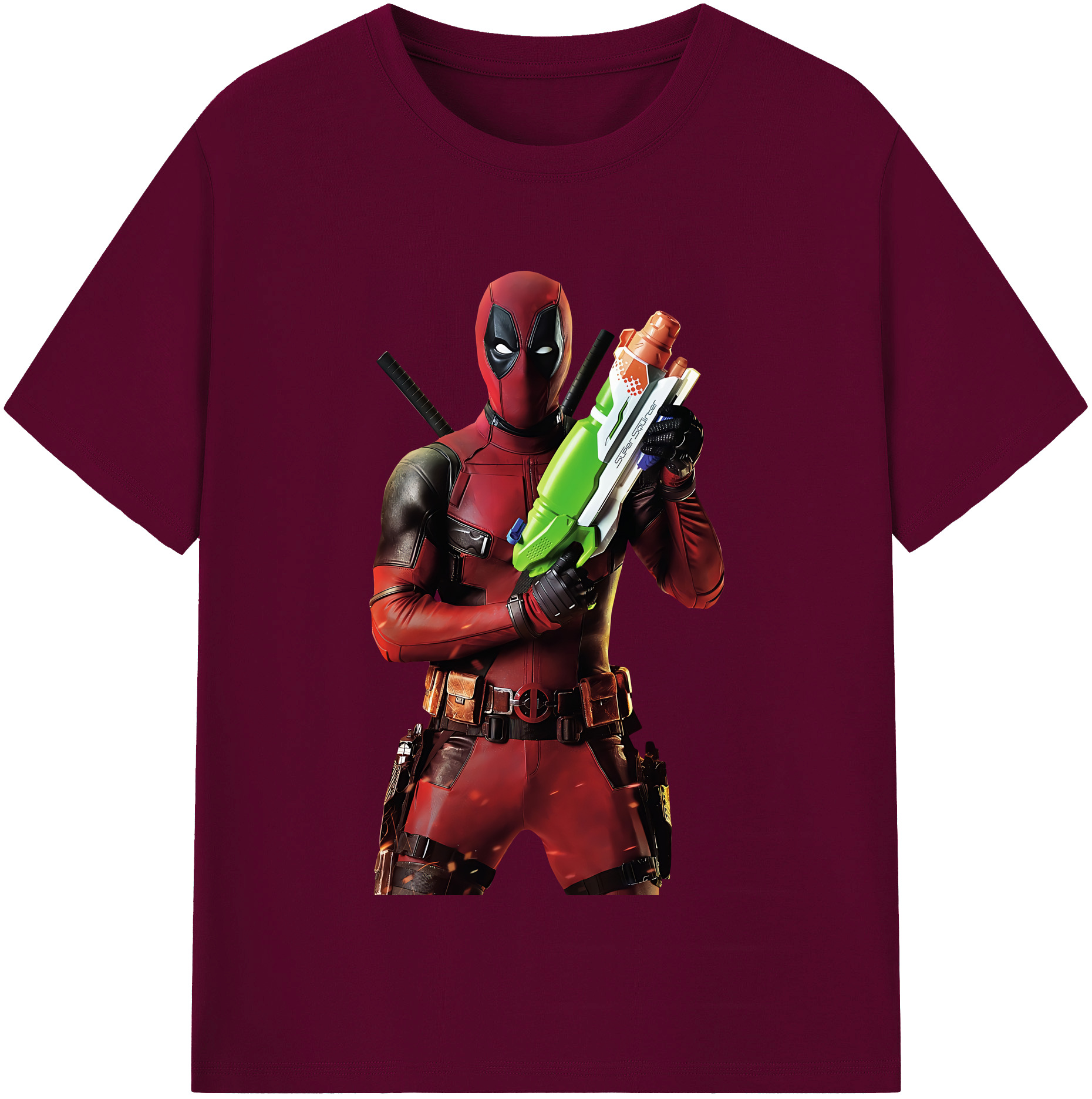 （画像用） Deadpool デッドプール レディースカジュアルプリントTシャツ（綿100％）
